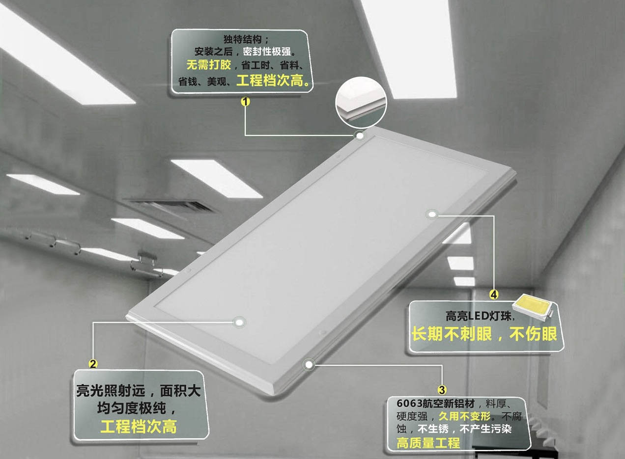 led平板燈在無(wú)塵室中的作用有哪些 led平板燈在無(wú)塵室中的作用有哪些